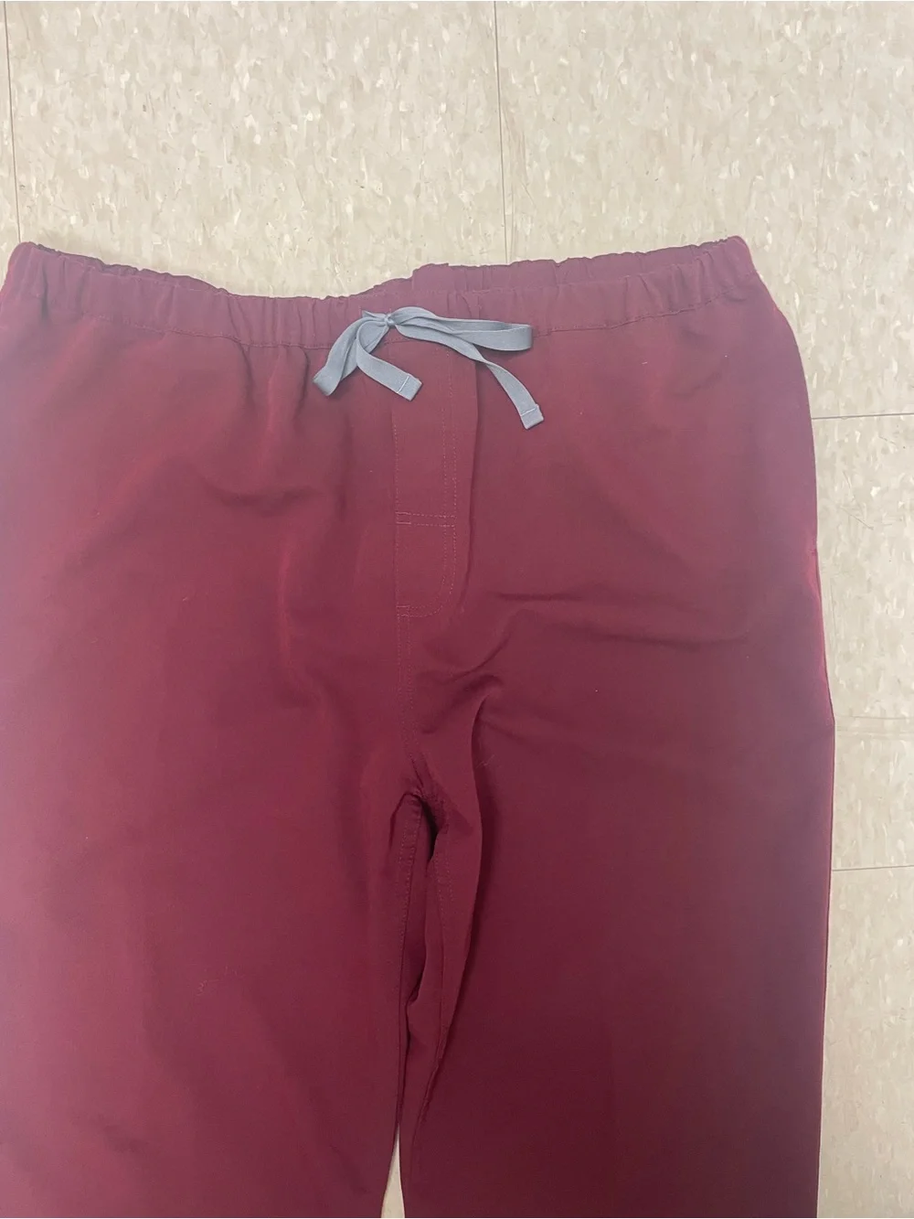 Figs Men's Burgundy Pisco Straight-Leg Scrub Pant Size XXL Nursing Medical